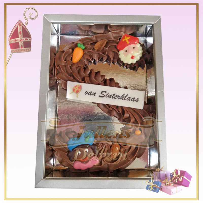 Chocoladeletter  Handgespoten (Puur/ Melk / Wit)